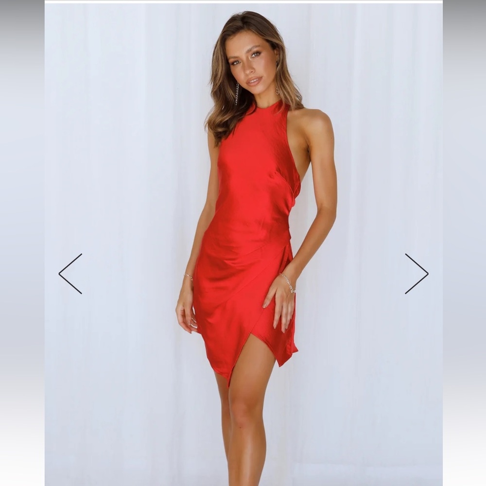 Heavy Hearts Dress Red